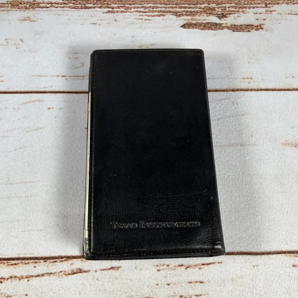 Vintage TEXAS INSTRUMENTS TI-35 Slimline Scientific Calculator w/Case No Battery